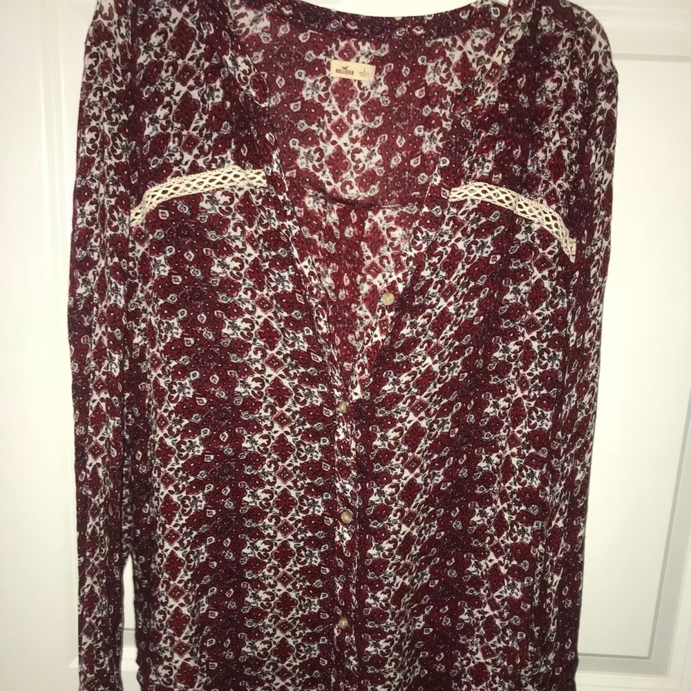 Hollister shirt worn once